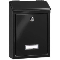 BURG WACHTER MISSIVE 1 door box - Wall - Galvanized Steel - Black