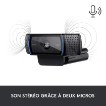 LOGITECH Webcam HD Pro C920 Refresh - Built-in Microphone - Ideal Face
