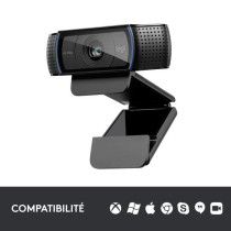 LOGITECH Webcam HD Pro C920 Refresh - Built-in Microphone - Ideal Face