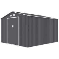 URANUS Abri de jardin en métal 8,84 m² - 277 x 319 x 202 cm - Kit d'