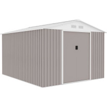 URANUS Abri de jardin en métal 8,84 m² - 277 x 319 x 202 cm - Kit d'