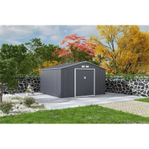 JUPITER Abri de jardin en métal 10,85 m² - 340 x 319 x 210 cm - Kit