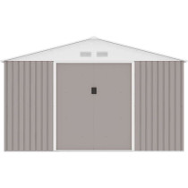 JUPITER Abri de jardin en métal 10,85 m² - 340 x 319 x 210 cm - Kit