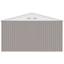 JUPITER Abri de jardin en métal 10,85 m² - 340 x 319 x 210 cm - Kit