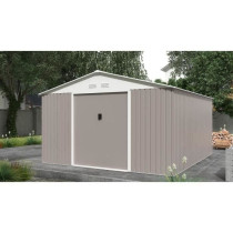 NEPTUNE Abri de jardin en métal 12,99 m² - 340 x 382 x 210 cm - Kit