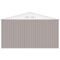 NEPTUNE Abri de jardin en métal 12,99 m² - 340 x 382 x 210 cm - Kit