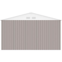 SATURNE Abri de jardin en métal 15,16 m² - 340 x 446 x 210 - Kit d'a