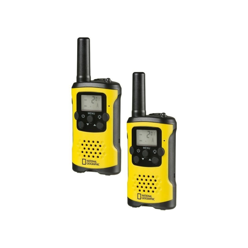 Walkie-Talkies enfant - National Geographic - Longue portée 6 km - Fo