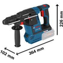 Cordless rotary hammer BOSCH PROFESSIONAL SDS plus GBH 18V-26 F solo L