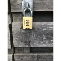Master Lock Combination Padlock Solid Brass 50mm 651EURD