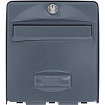 BURG WACHTER BALTHAZAR MINI 1 Door mailbox - Wall-mounted - Galvanized