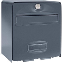BURG WACHTER BALTHAZAR MINI 1 Door mailbox - Wall-mounted - Galvanized