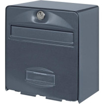 BURG WACHTER BALTHAZAR MINI 1 Door mailbox - Wall-mounted - Galvanized