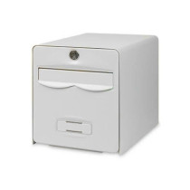 Burg Wachter Balthazar Galvanized Steel Balthazar Box - 2 doors - Whit