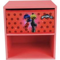 Fun House Miraculous Ladybug Bedside with drawer H.36 x L.33 x D. 30 c