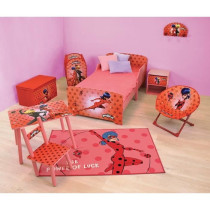 Fun House Miraculous Ladybug Bedside with drawer H.36 x L.33 x D. 30 c