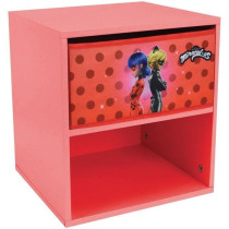 Fun House Miraculous Ladybug Bedside with drawer H.36 x L.33 x D. 30 c