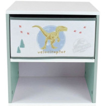 Bedside with Dinosaurs drawer - Jurassic Word - Fun House - H.36 x L.3