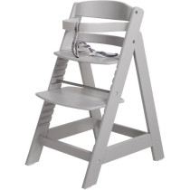 Sit Up III Wooden High Chair - ROBA - Height Adjustable - Taupe