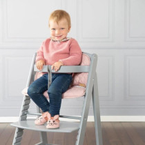 Sit Up III Wooden High Chair - ROBA - Height Adjustable - Taupe