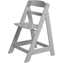 Sit Up III Wooden High Chair - ROBA - Height Adjustable - Taupe