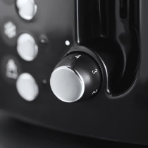 Russell Hobbs 22601-56 Toaster Grille-Pain Texture Large slots-Black