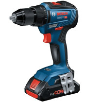 18V GSR 18V-55 Professional 18V Drill + 2 Process 4AH batteries + char