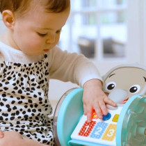 BABY EINSTEIN Little Elephant Rolling Toy, Music and Lights, Interacti