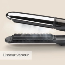 BaByliss ST496E - BaByliss Steam shine steam straightener - 5 temperat