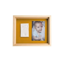 Baby Art Pure Frame - Frame Kit with Play Dough and Natural Pine Wood