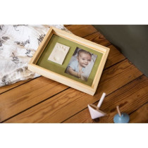 Baby Art Pure Frame - Frame Kit with Play Dough and Natural Pine Wood