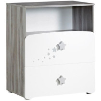 Chambre bébé duo Nao: lit 120x60, commode a langer - Babyprice - Bla