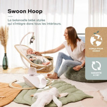 Babymoov Swoon Hoop Baby Swing - Remote Control Included, Ultra Comfor