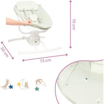 BADABULLE Side swing, ultra comfort, adjustable and removable play arc