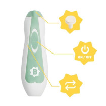 Badabulle Electric File with 6 interchangeable tips + 3 refills