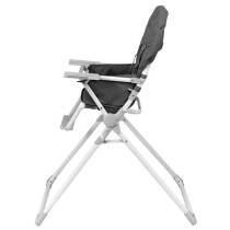 BAMBISOL Fixed high chair with adjustable shelf in gray depth