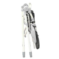 BAMBISOL Fixed high chair with adjustable shelf in gray depth