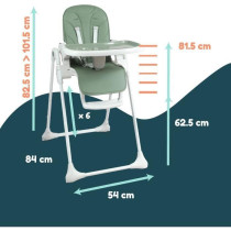 High chair - LOOPING - CH100VT - Multi-position