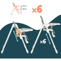 High chair - LOOPING - CH100VT - Multi-position