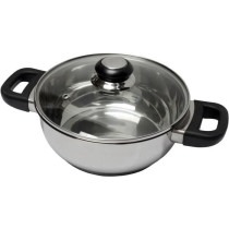 BAUMALU 331974 24 cm stainless steel casserole with bakelite sapphire