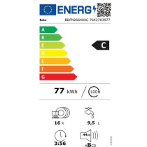Lave-vaisselle pose libre BEKO BDFN26640XC - 16 couverts - Induction -