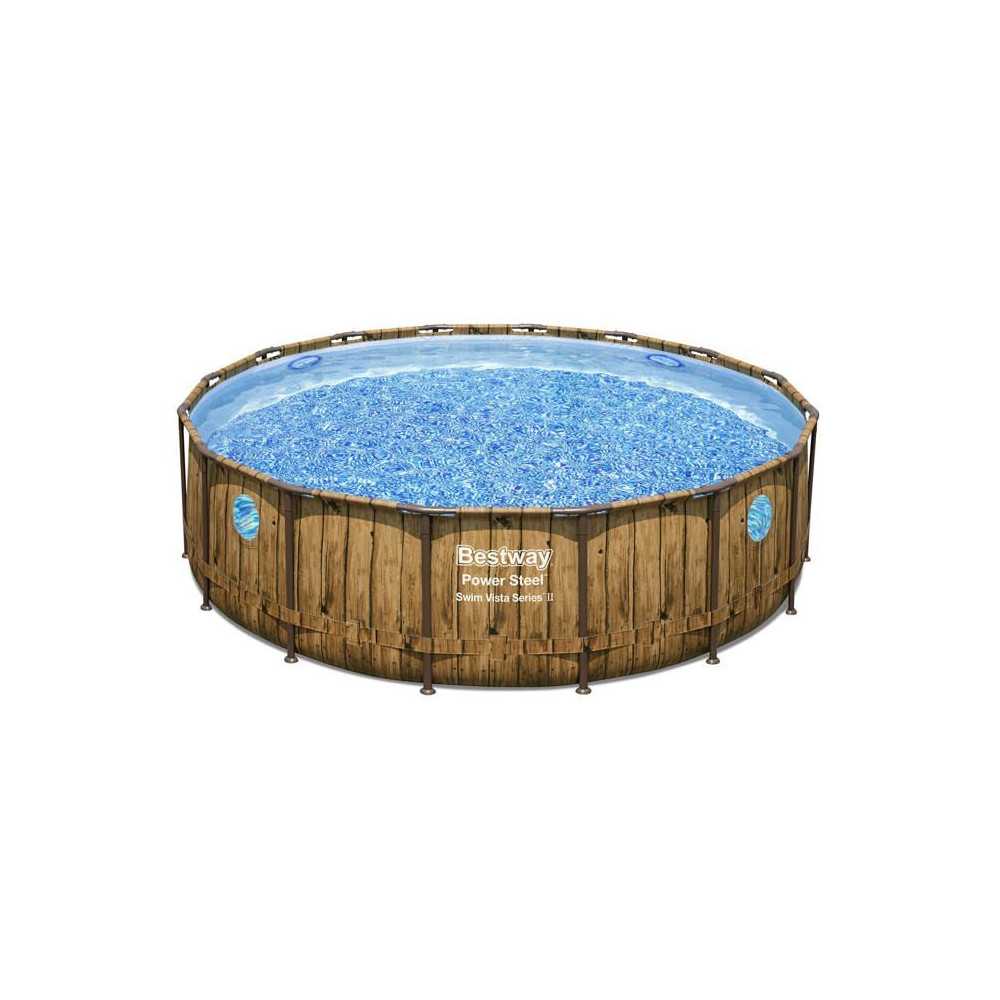 Kit Piscine hors sol tubulaire BESTWAY - Power Steel™ - 488 x 122 cm