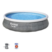 Kit -ground above -ground pool kit Bestway - Fast Set ™ - 396 x 84 c