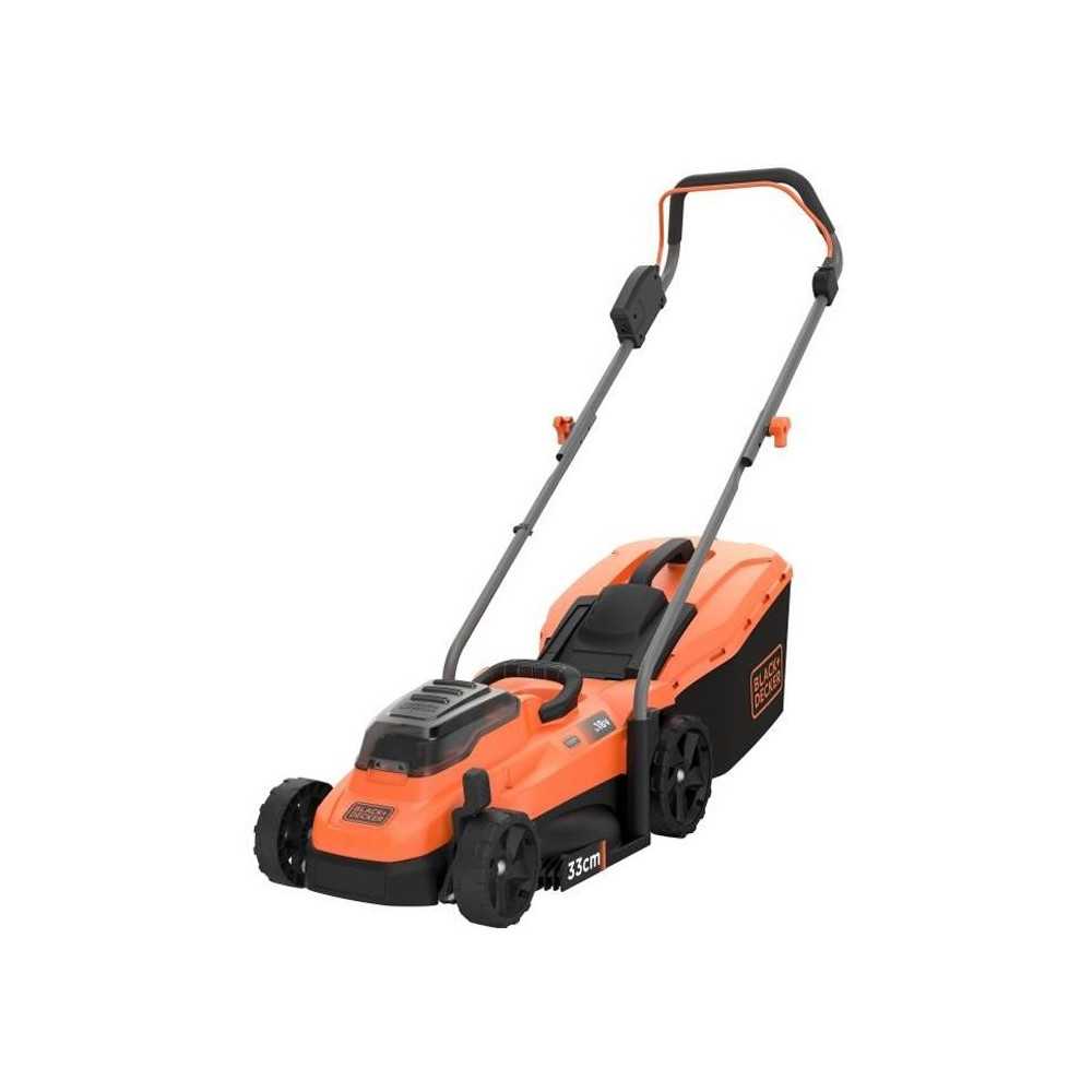 BLACK & DECKER 18V LITHIUM Cordless Lawnmower 33 cm - 2.5Ah - 2 batter