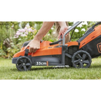 BLACK & DECKER 18V LITHIUM Cordless Lawnmower 33 cm - 2.5Ah - 2 batter