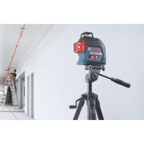 Laser Cross GLL 3-80 Red lines (Battery version) in standard box - Bos