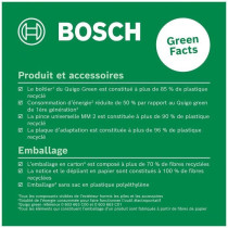 Bosch Line Laser - Quigo Green (Supplied with 2 batteries, 1 MM2 unive