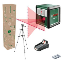 Bosch Cross Line Laser - Quigo + (7 m range, supplied with batteries,