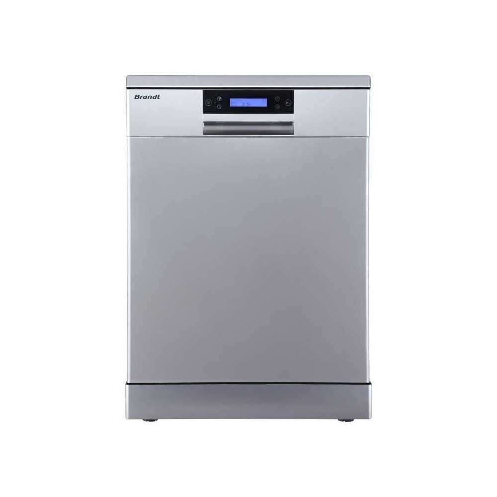 Lave-vaisselle pose libre BRANDT LVC144IX - 14 couverts - Induction -