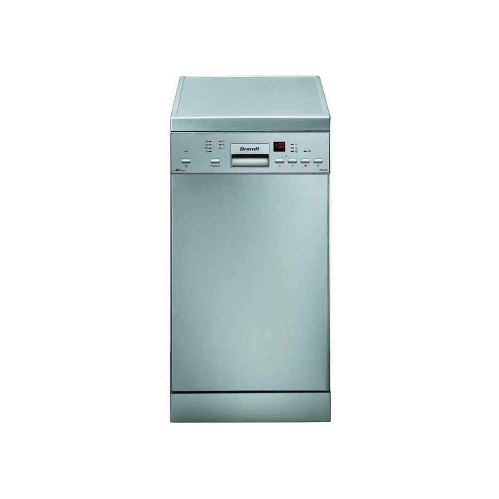 Lave-vaisselle pose libre BRANDT DFS1010X - 10 couverts - Induction -